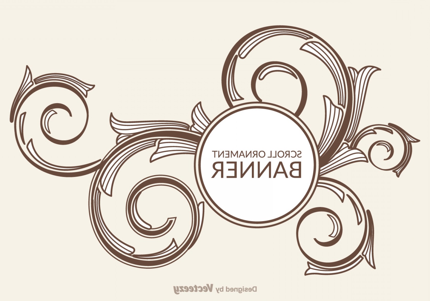 1680x1176 Free Scroll Ornament Vector Banner Hoodamathrun