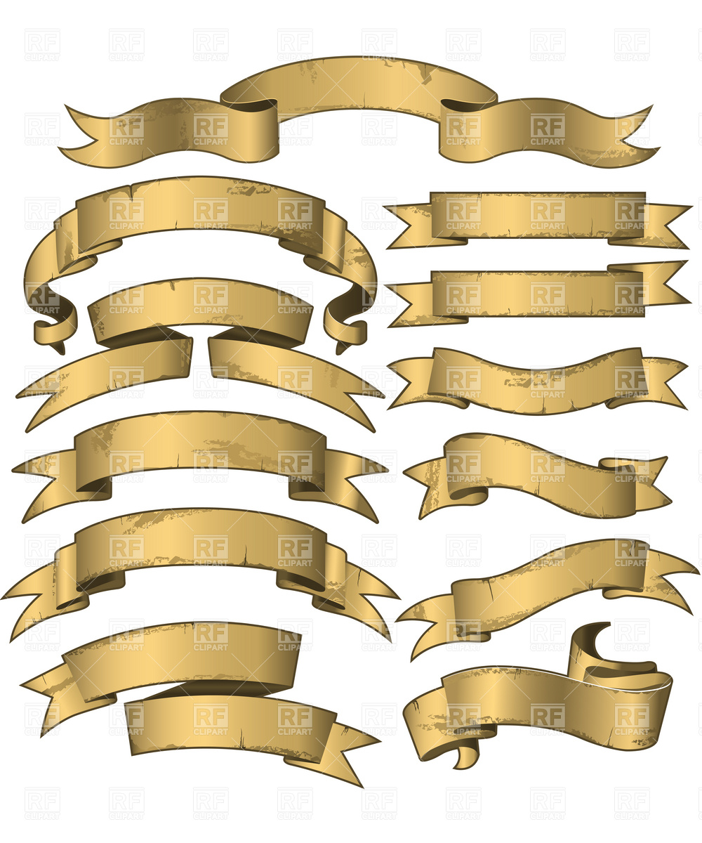 1000x1200 Old Fashioned Banners Set Vector Image Of Design Elements Good