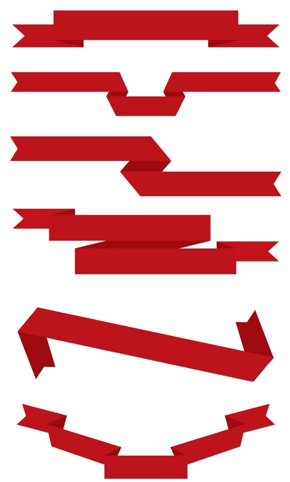 580x964 Scroll Banners Free Stock Vector Set No Cost Royalty Free Stock