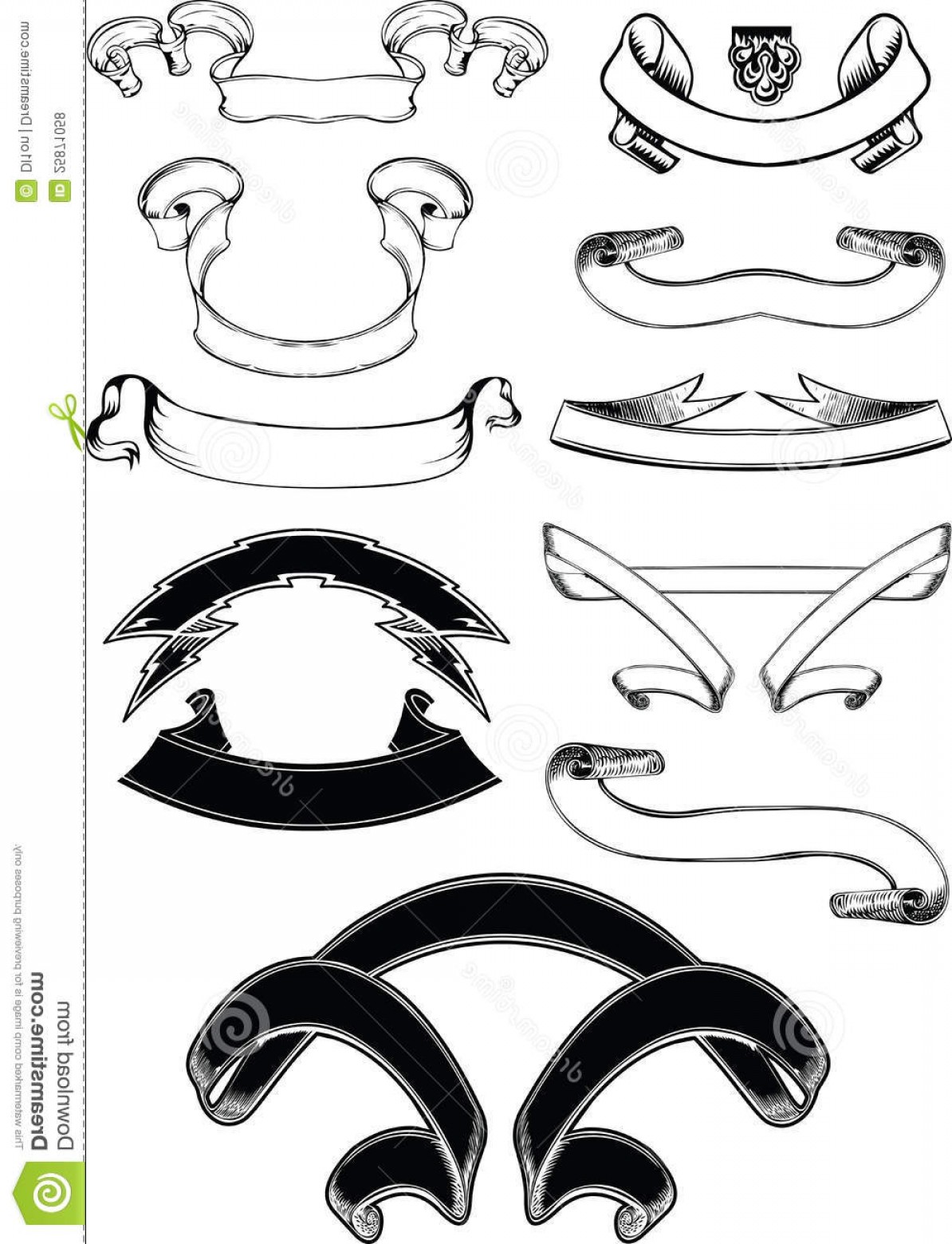 1194x1560 Vintage Vector Scroll Banner Hoodamathrun