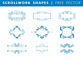 285x200 Scrollwork Free Vector Graphic Art Free Download