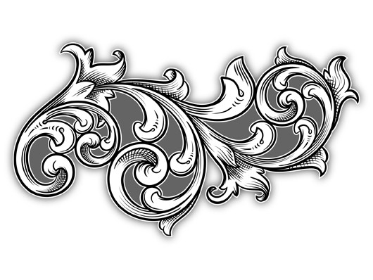 Free Vector Scrollwork At Vectorified Com Collection Of Free Vector