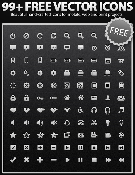 536x696 Free Vector Icons For Mobile Apps, Web And Print Projects