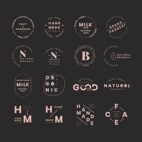 490x490 Brand Logo Sets Vector