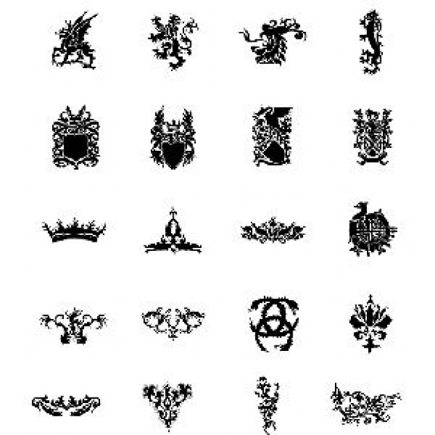 626x626 Heraldry Free Vector Sets Vector Free Download