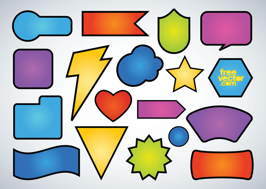 1024x726 Free Vector Shapes Vector Art Graphics