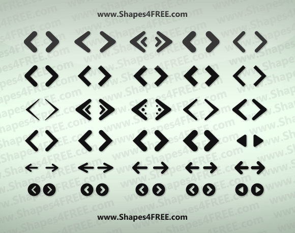 580x457 Photoshop Arrow Shapes Free Csh Photoshop Custom Shapes