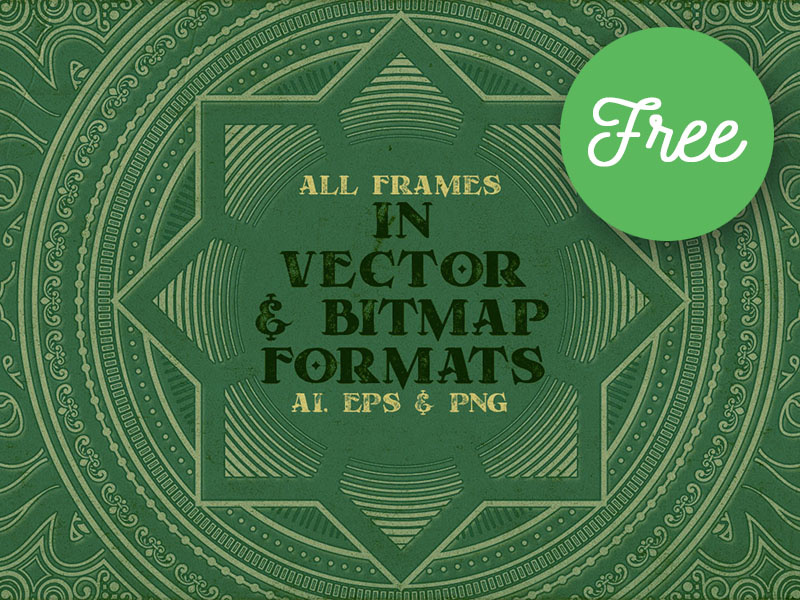 800x600 Free Square Ornamental Frames