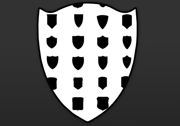 700x490 Photoshop Shields Shapes