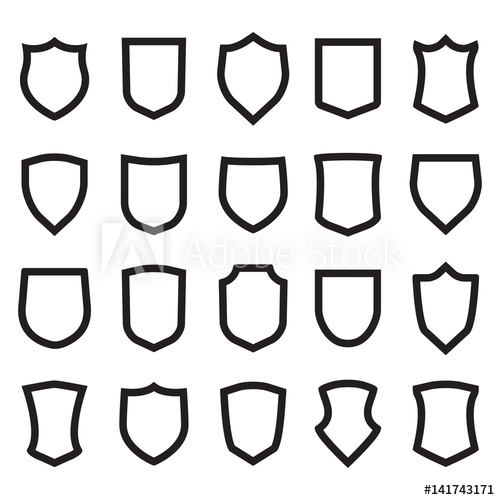 Free Vector Shield Shapes At Vectorified Com Collection Of Free