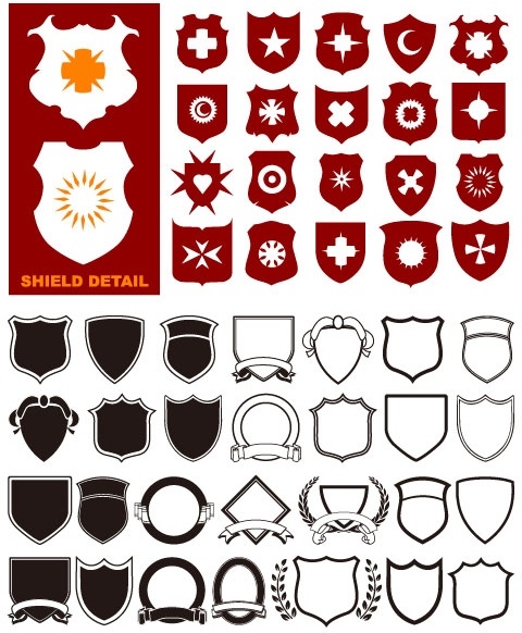 Free Vector Shield Shapes At Collection Of Free