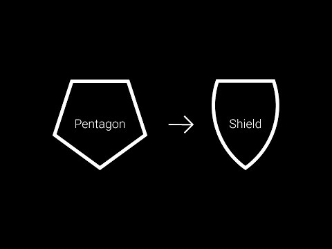 480x360 Creating A Vector Shield From Pentagon Shape In Adobe Illustrator