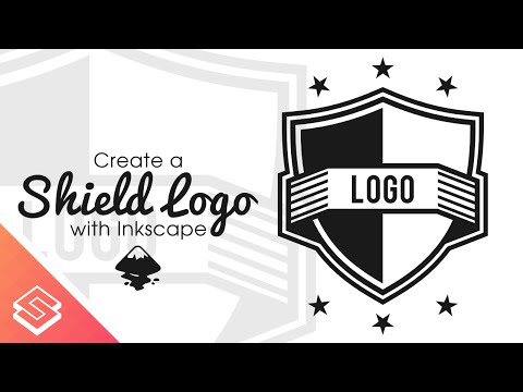 480x360 Inkscape Tutorial Vector Shield Logo