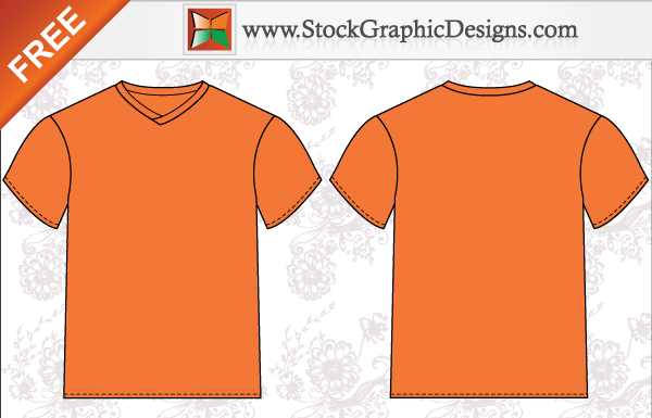 Download Free Vector Shirt Template at Vectorified.com | Collection ...