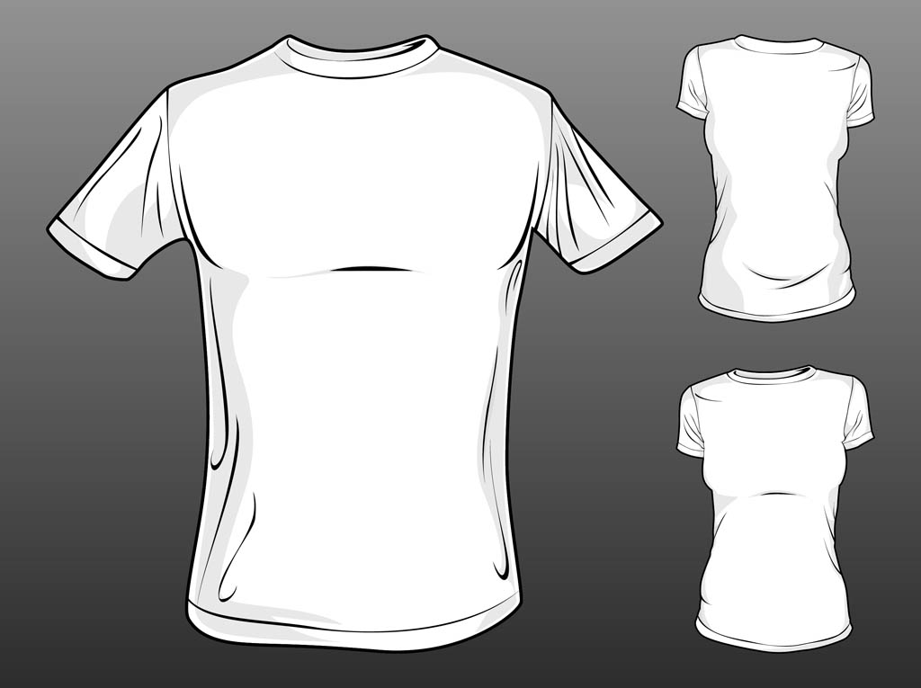 1024x765 Vector T Shirt Templates Vector Art Graphics
