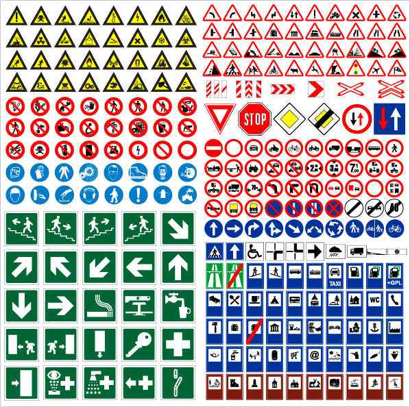 598x594 Road Traffic Signs