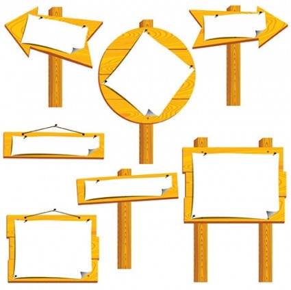 425x424 Wood Signs Vector Free Vectors Ui Download