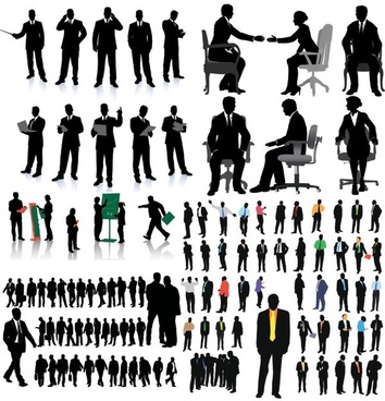 354x368 Silhouette Free Vector Download