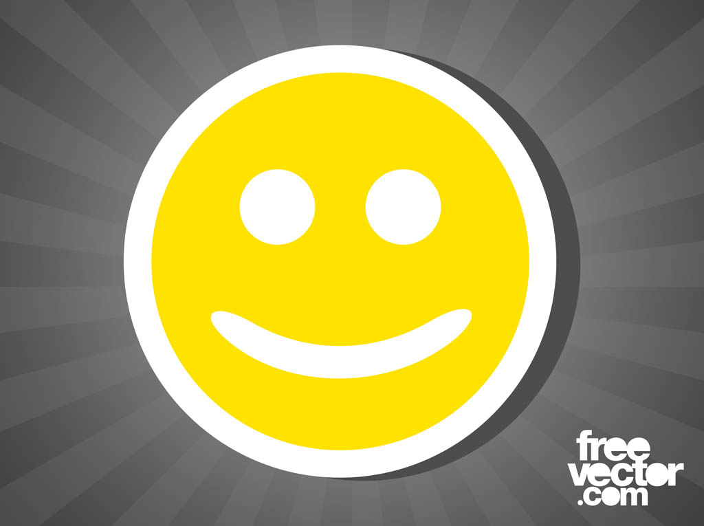 1024x765 Smiley Face Sticker Vector Art Graphics