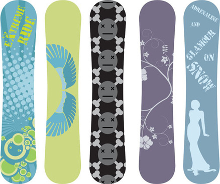 438x368 Vector Snowboard For Free Download