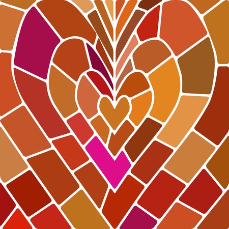 450x450 Abstract Vector Stained Glass Mosaic Background