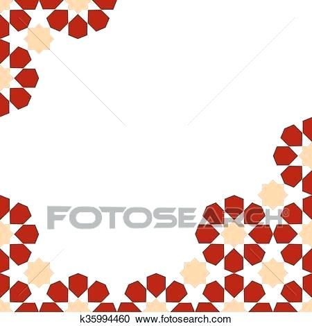 450x470 Template Mosaic Vector Illustration Moroccan Stencils Free Download