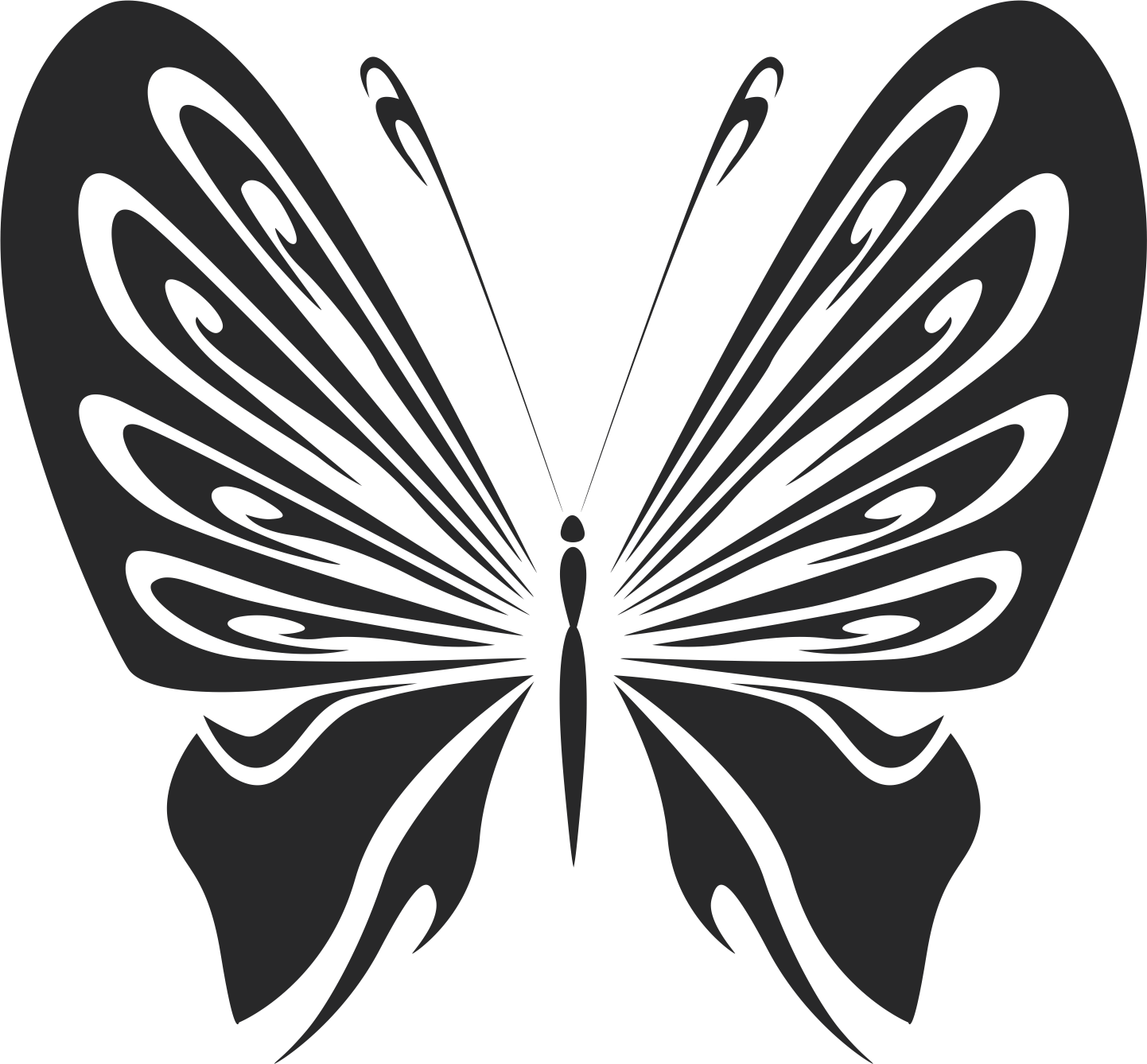 1442x1338 Vintage Butterfly Stencils Free Vector Coreldraw Free