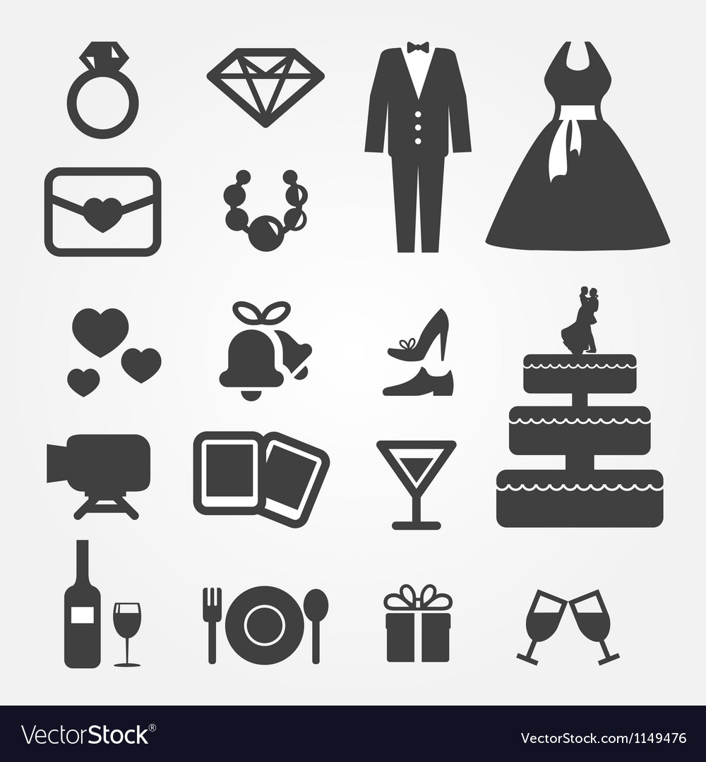 Wedding Icon Vector 1000x1080 Wedding Icon Vector