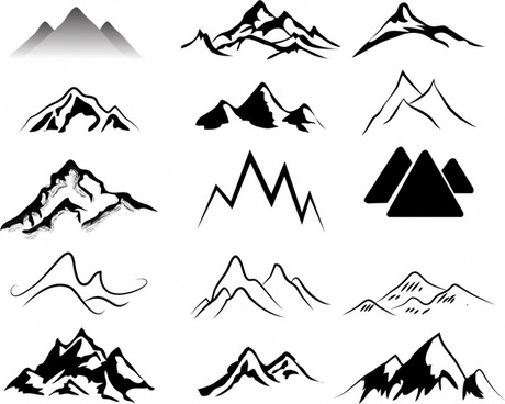 Mountain Free Vector Download 460x368 Mountain Free Vector Download
