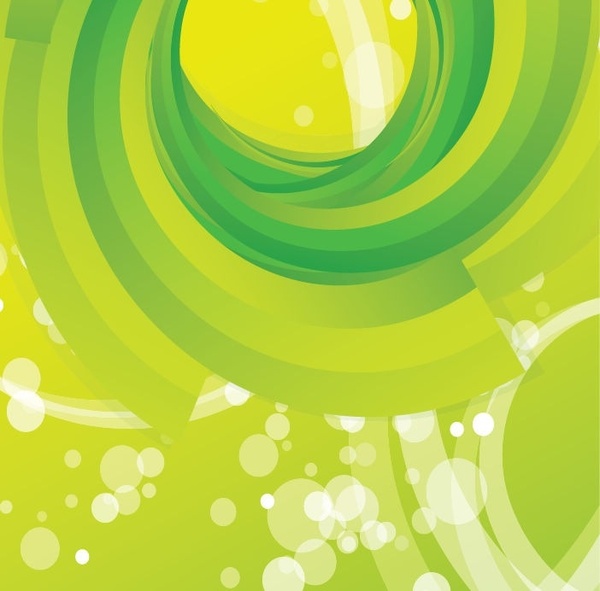 600x591 Free Vector Abstract Green Swirl Background Free Vector