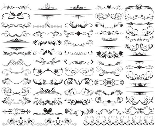 505x415 Design Swirl Elements Vector Graphic Free Download