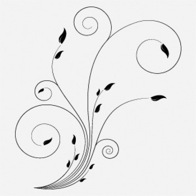 626x626 Free Vector Swirls And Flowers Images