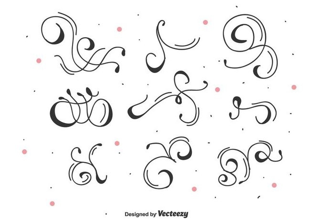 632x443 Decorative Vector Swirls Free Vector Download Cannypic