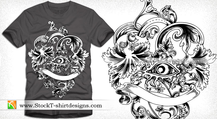 860x473 Floral Vector Illustration For T Shirt Design Vector T Shirt
