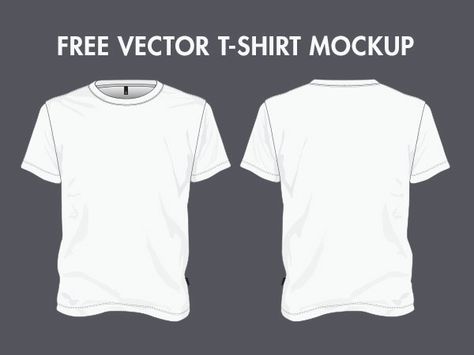 Download Free Vector T Shirt Mockup at Vectorified.com | Collection ...