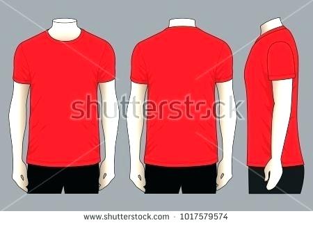 450x324 Demo Front And Back T Shirt Template Maroon Free Download