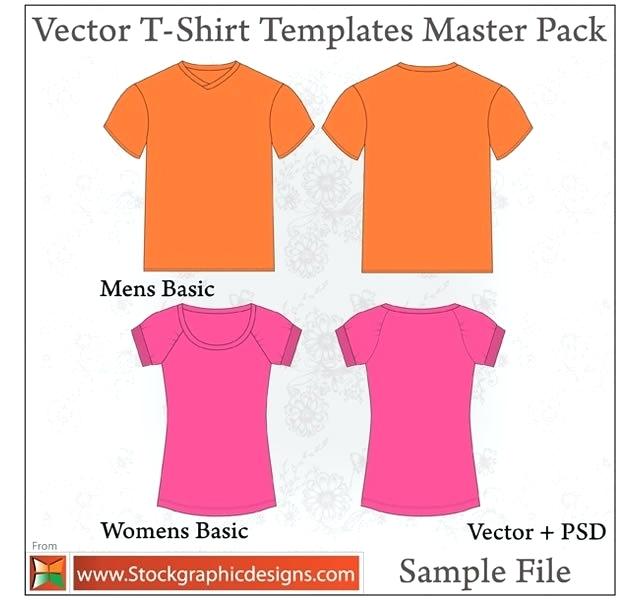 640x600 Free Vector Tshirt Template