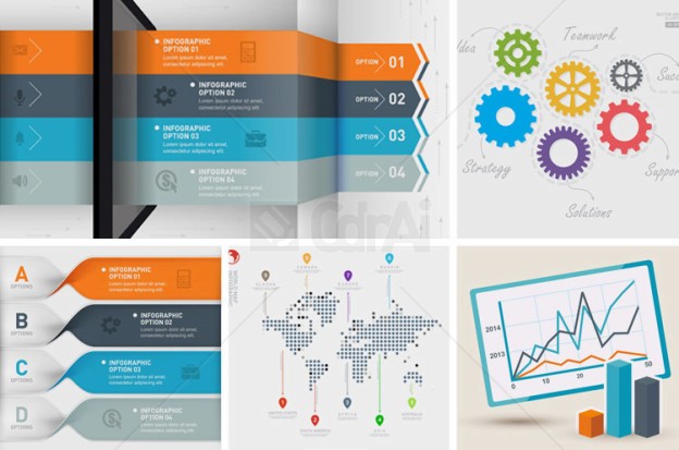 Free Infographic Vector Templates On Cdrai 624x413 Free Infographic Vector Templates On Cdrai