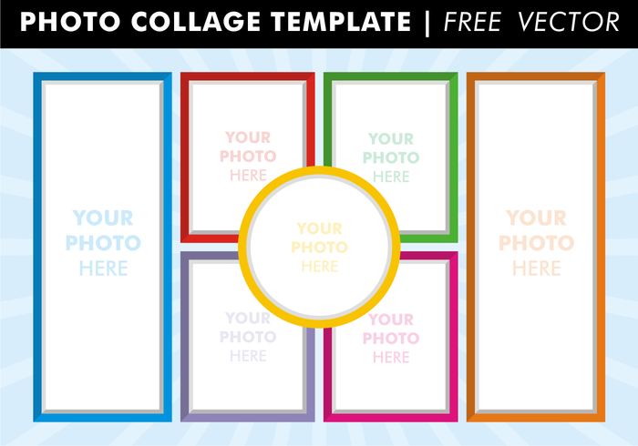 Photo Collage Templates Vector 700x490 Photo Collage Templates Vector