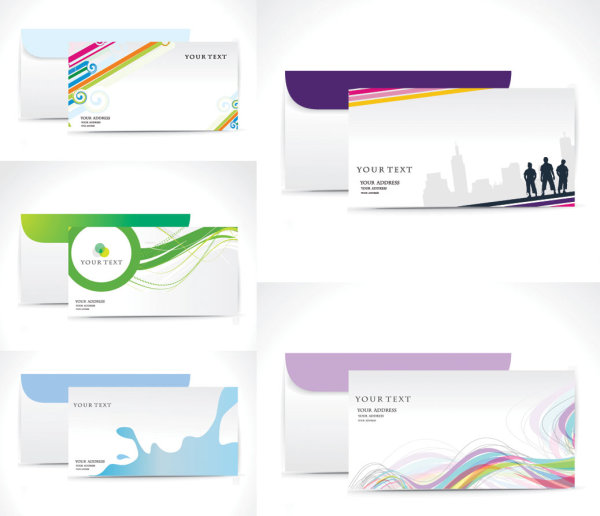 Simple Envelope Design Vector Template 600x516 Simple Envelope Design Vector Template