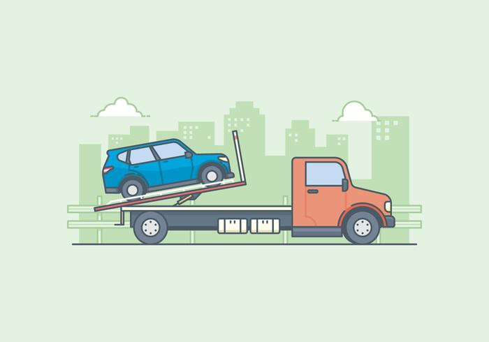 700x490 Tow Truck Free Vector Art