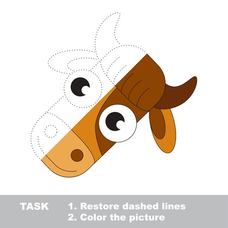 450x450 Vector Trace Educational Game For Preschool Kids Royalty Free