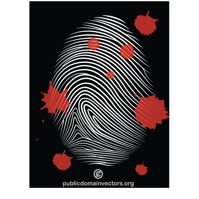 660x660 Fingerprint Trace Vector Image