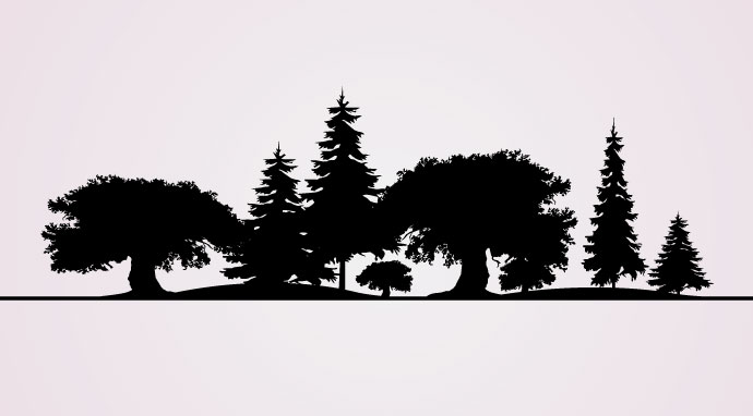 Tree Silhouettes Free Vector Free Vectors Ui Download 690x382 Tree Silhouettes Free Vector Free Vectors Ui Download