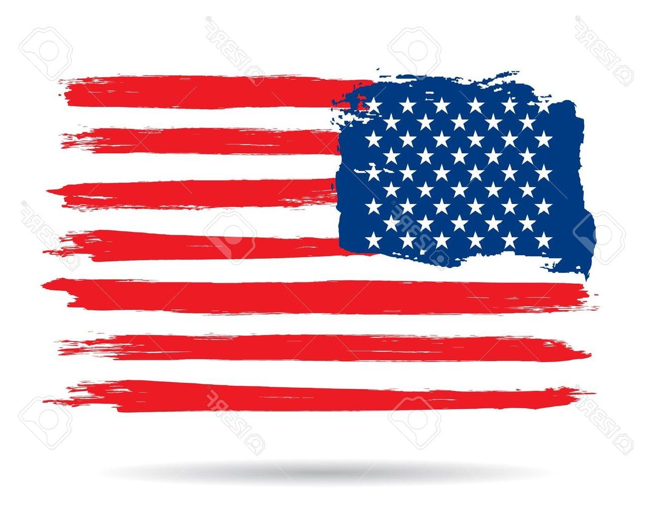 1300x1049 Best Hd Us Flag In Distress Vector Free Free Vector Art