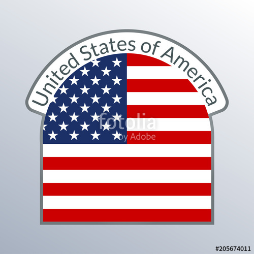 500x500 Us Flag Badge American Flag Emblem Or Logo United States