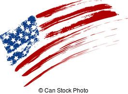 265x194 Us Flag Grunge Vector Clipart Illustrations Us Flag Grunge