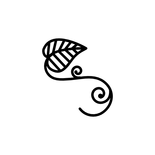 512x512 Leaves Outline With Vines Free Vector Icons Designed