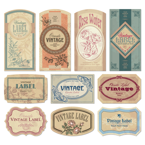 500x500 Free Antique Label Vector Images