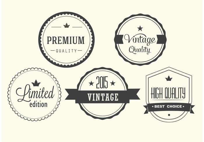 700x490 Free Vintage Vector Label Set